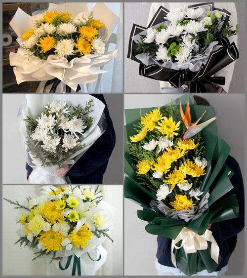江西吉安泰和县碧溪镇白事花束代送